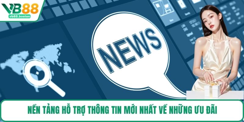 Nền tảng hỗ trợ thông tin mới nhất về những ưu đãi
